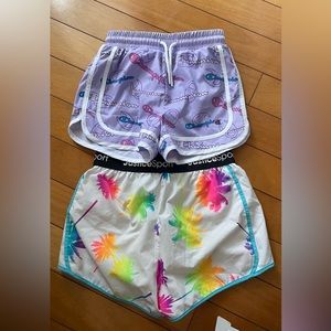 2-Pack Girls' Sport Swim Shorts Size 6 – Champion & Justice Athletic Swimwear